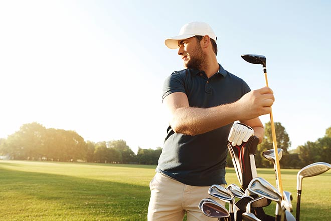 Golf spielen