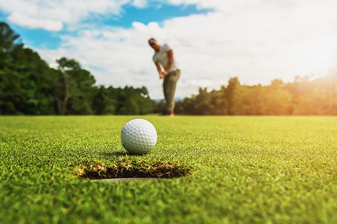 Golf spielen